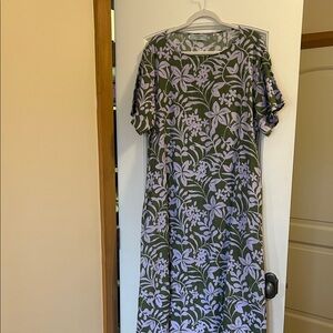 Lavender Floral Maxi Dress